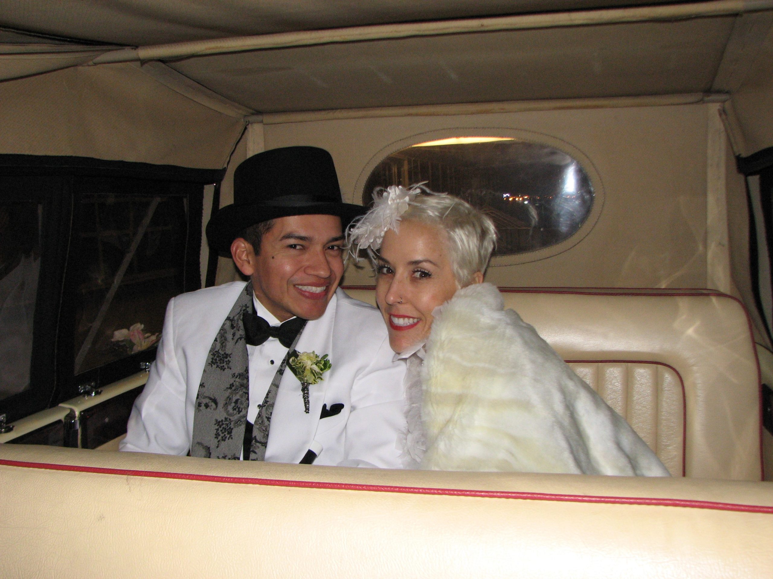 Late night vintage wedding transportation packages